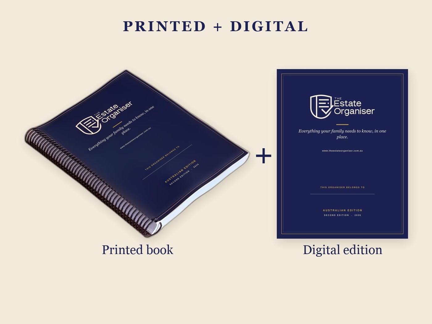 The printed book and the digital edition together