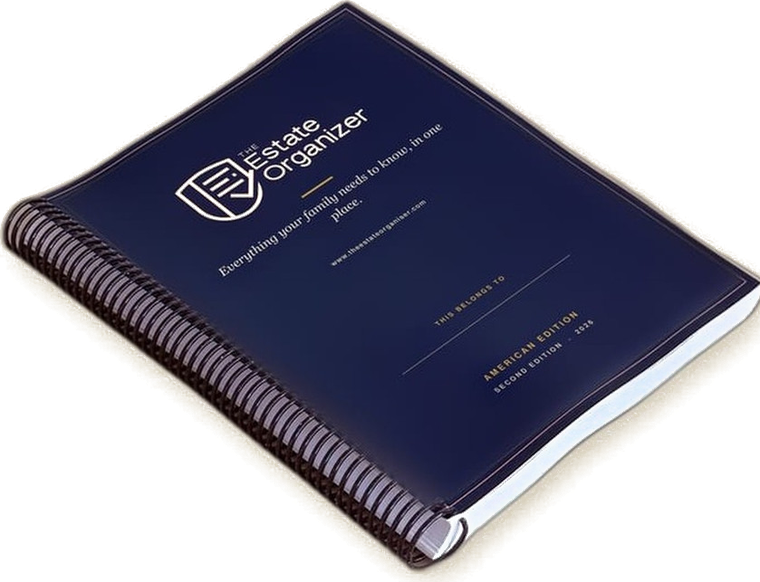 The printed The Estate Organizer